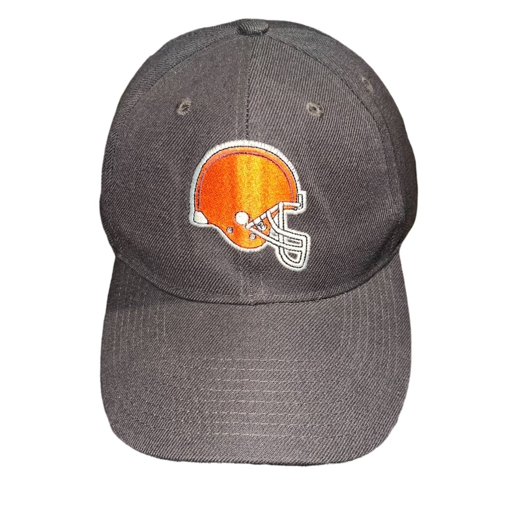 Vintage 90s NFL Game Day Cleveland Browns Brown Snapback Hat Cap